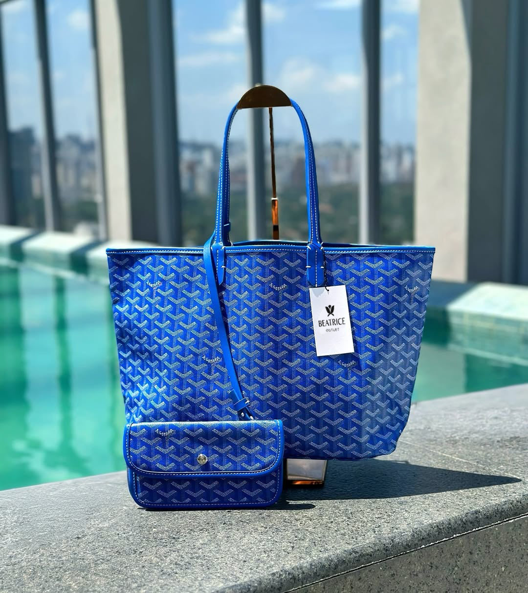 Pronta Entrega – GOYARD SAINT LOUIS PM BLUE