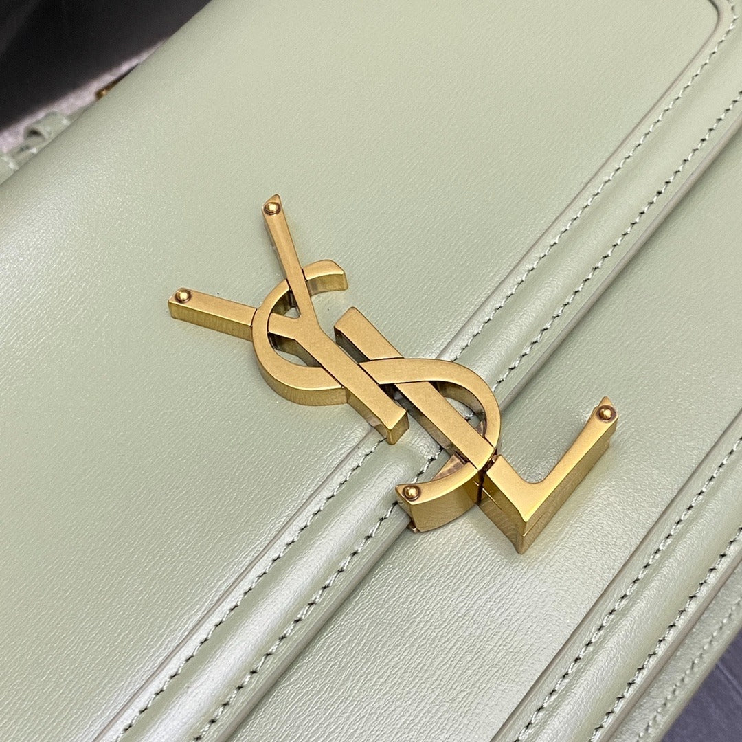 Pronta Entrega – Bolsa Modelo Yves Saint Laurent São Loureiro Couro com Logotipo