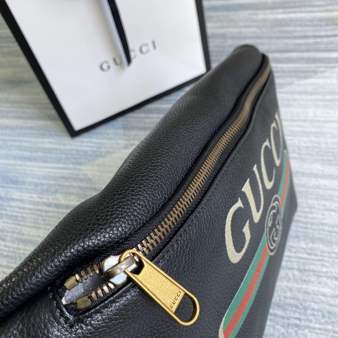 Pronta Entrega – Pochete Modelo Gucci Couro de Bezerro
