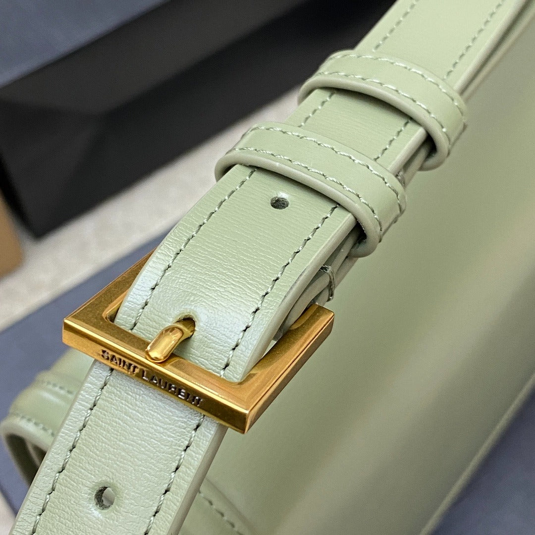Pronta Entrega – Bolsa Modelo Yves Saint Laurent São Loureiro Couro com Logotipo