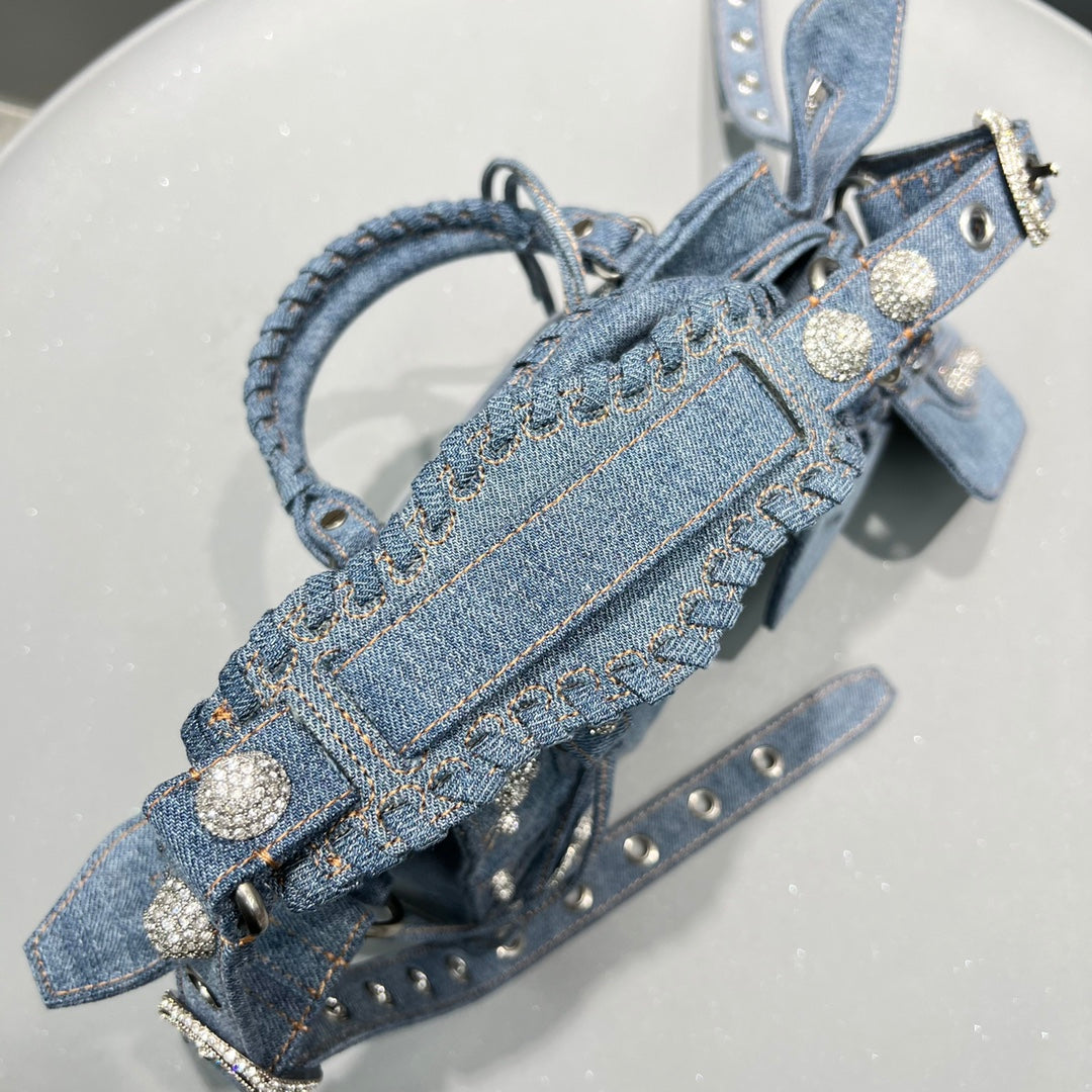 Pronta Entrega – Bolsa Balenciaga Neo Classic Mini Denim
