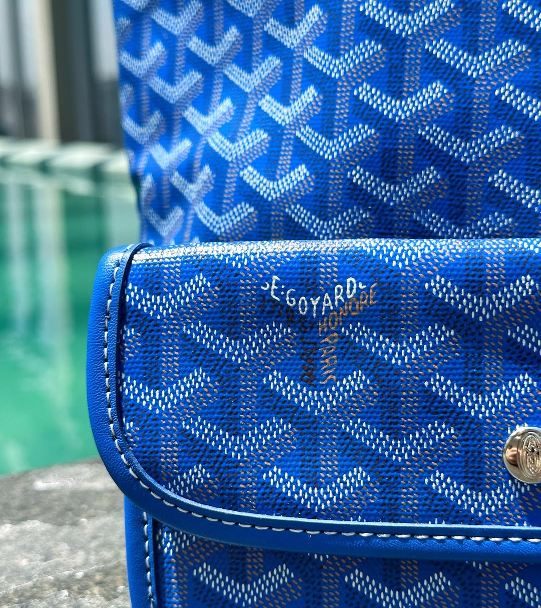 Pronta Entrega – GOYARD SAINT LOUIS PM BLUE