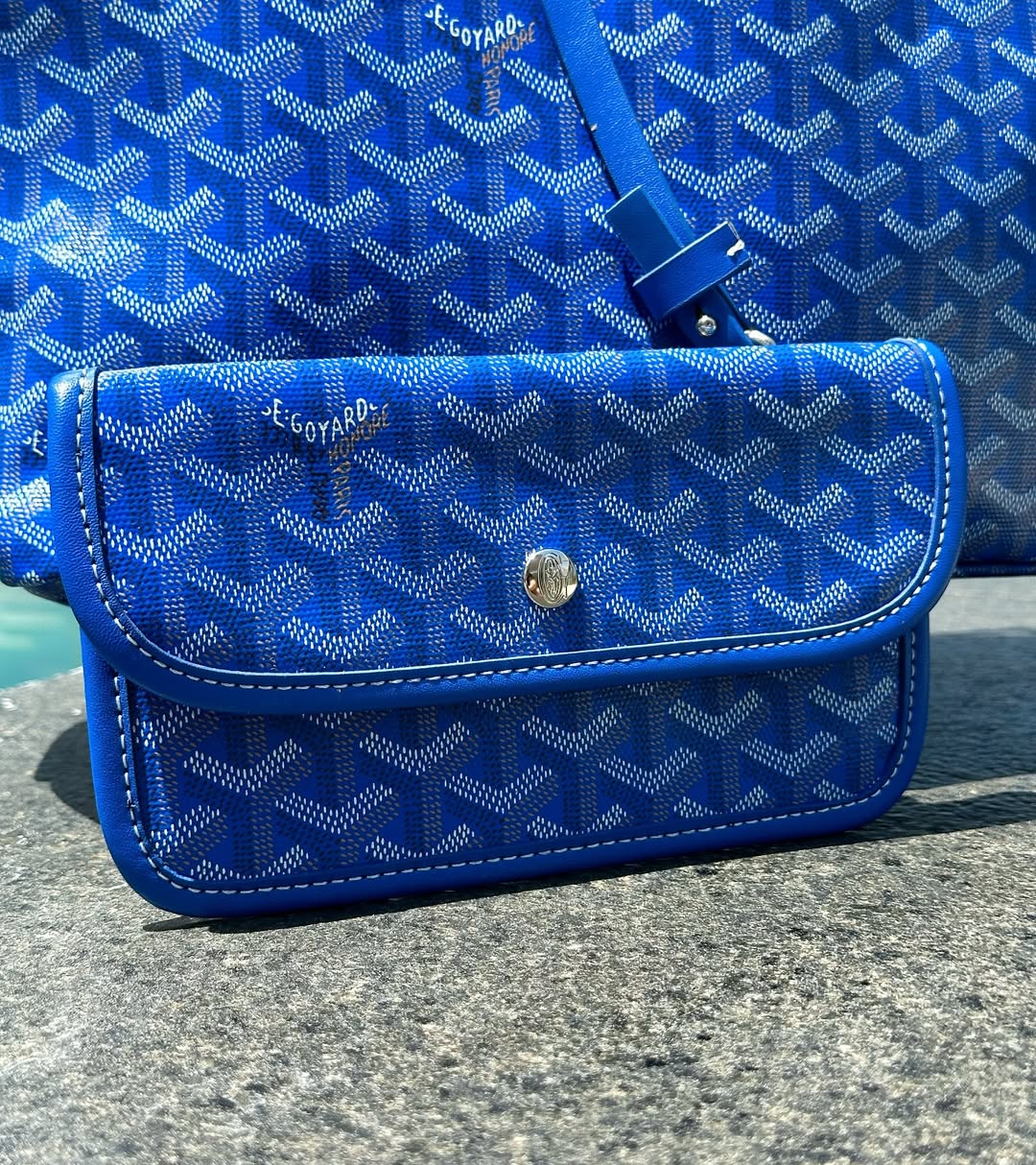 Pronta Entrega – GOYARD SAINT LOUIS PM BLUE