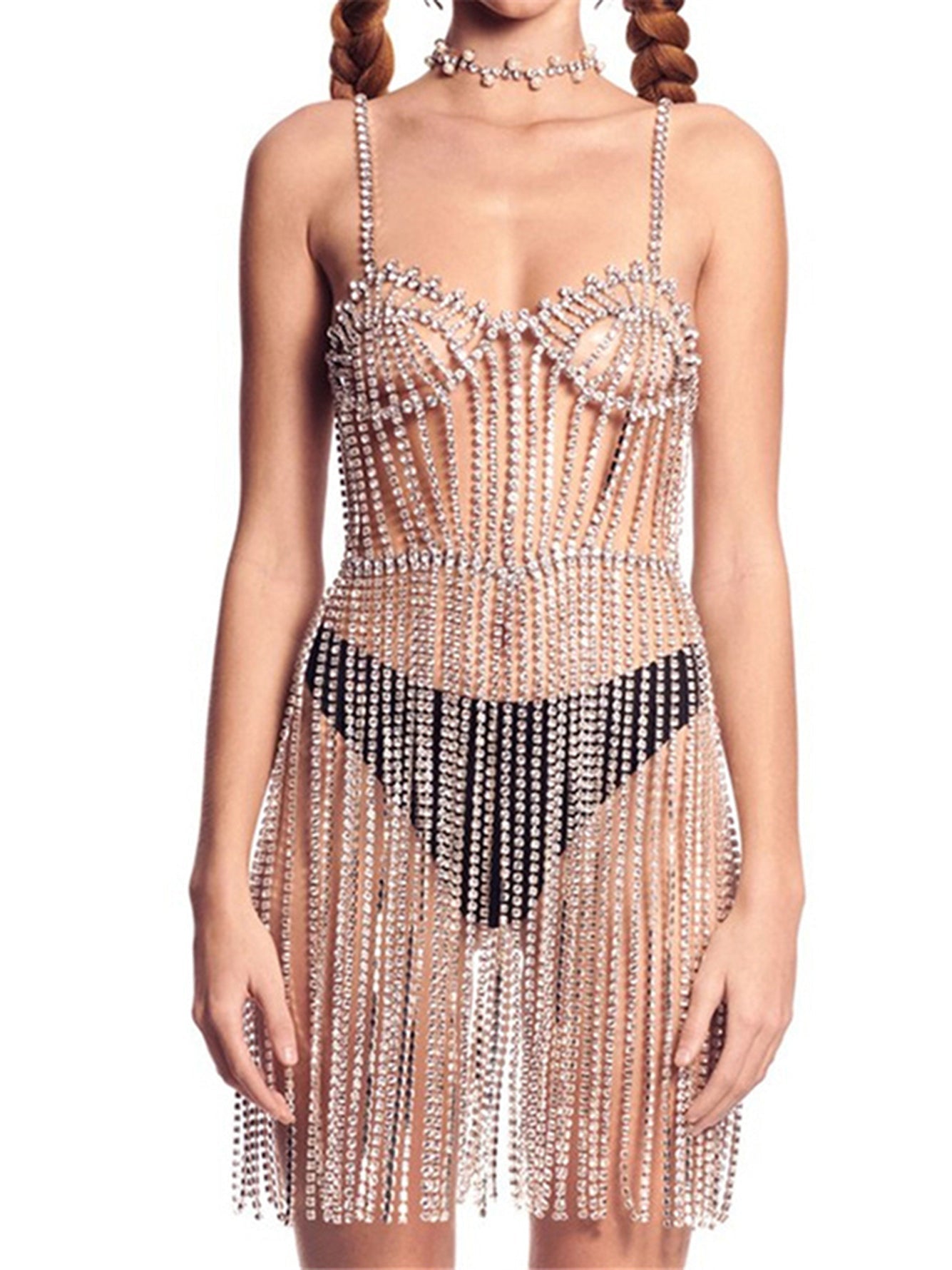Pronta Entrega – Vestido Strass Gabriella