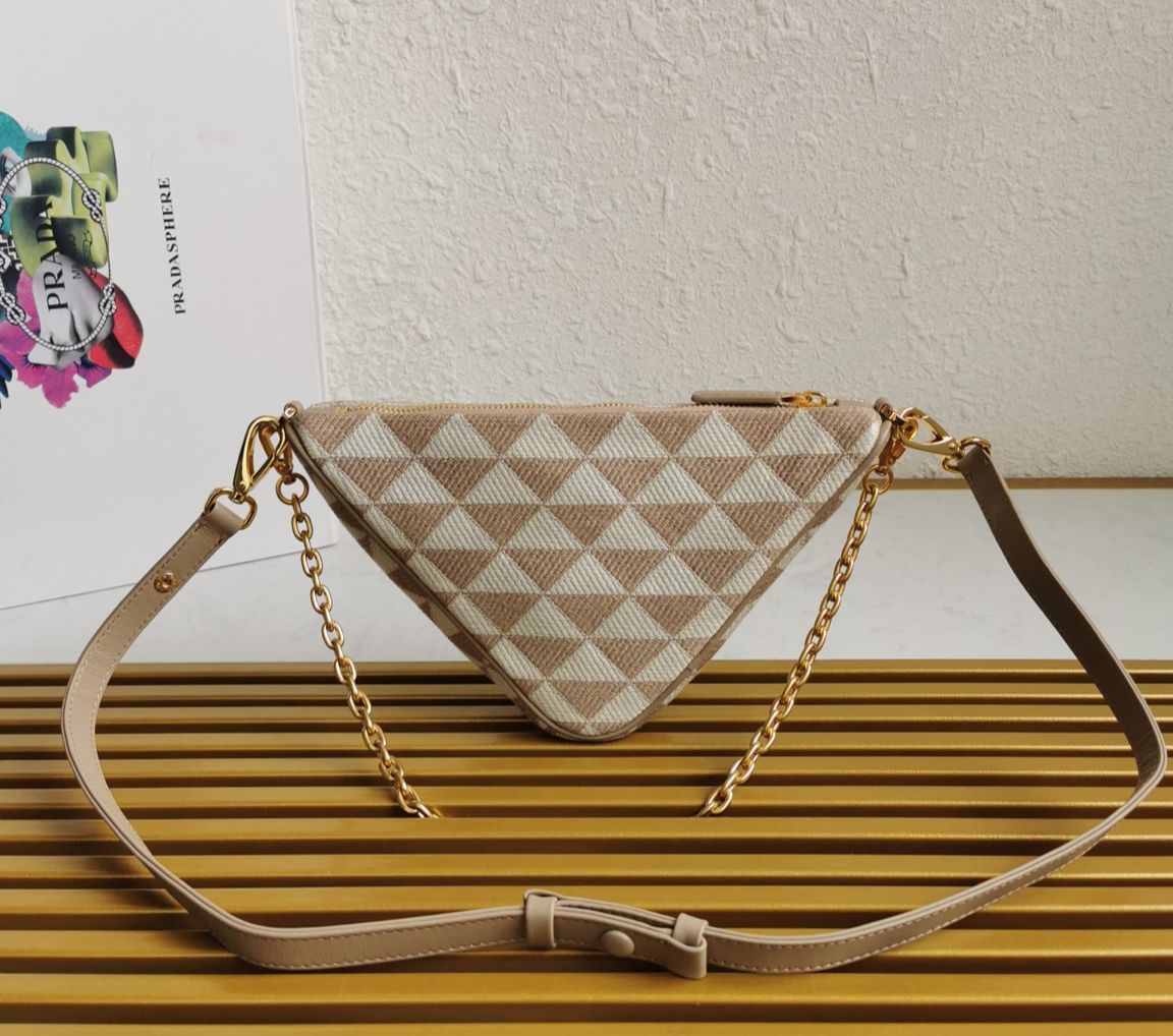 Pronta Entrega – Bolsa Prada Mini em Jacquard Bordado