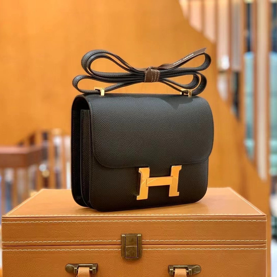 Pronta Entrega – Bolsa Modelo Hermes Constance Bag Epsom 24