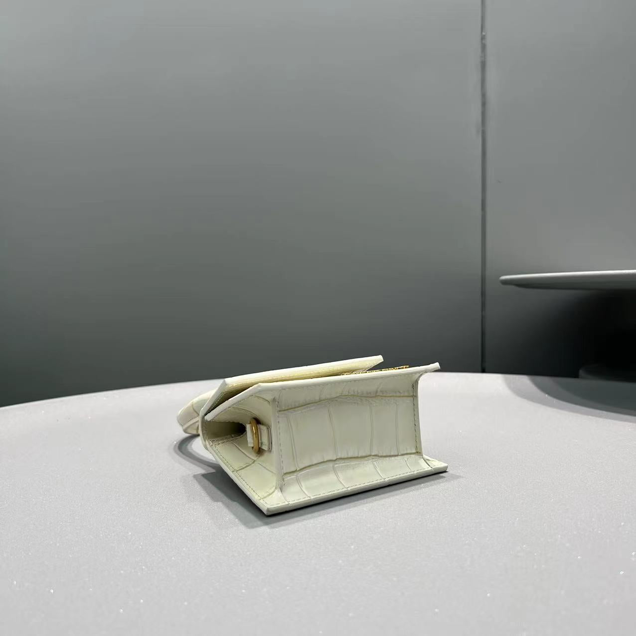 Pronta Entrega – Bolsa Modelo Jacquemus Le Chiquito Couro Croco