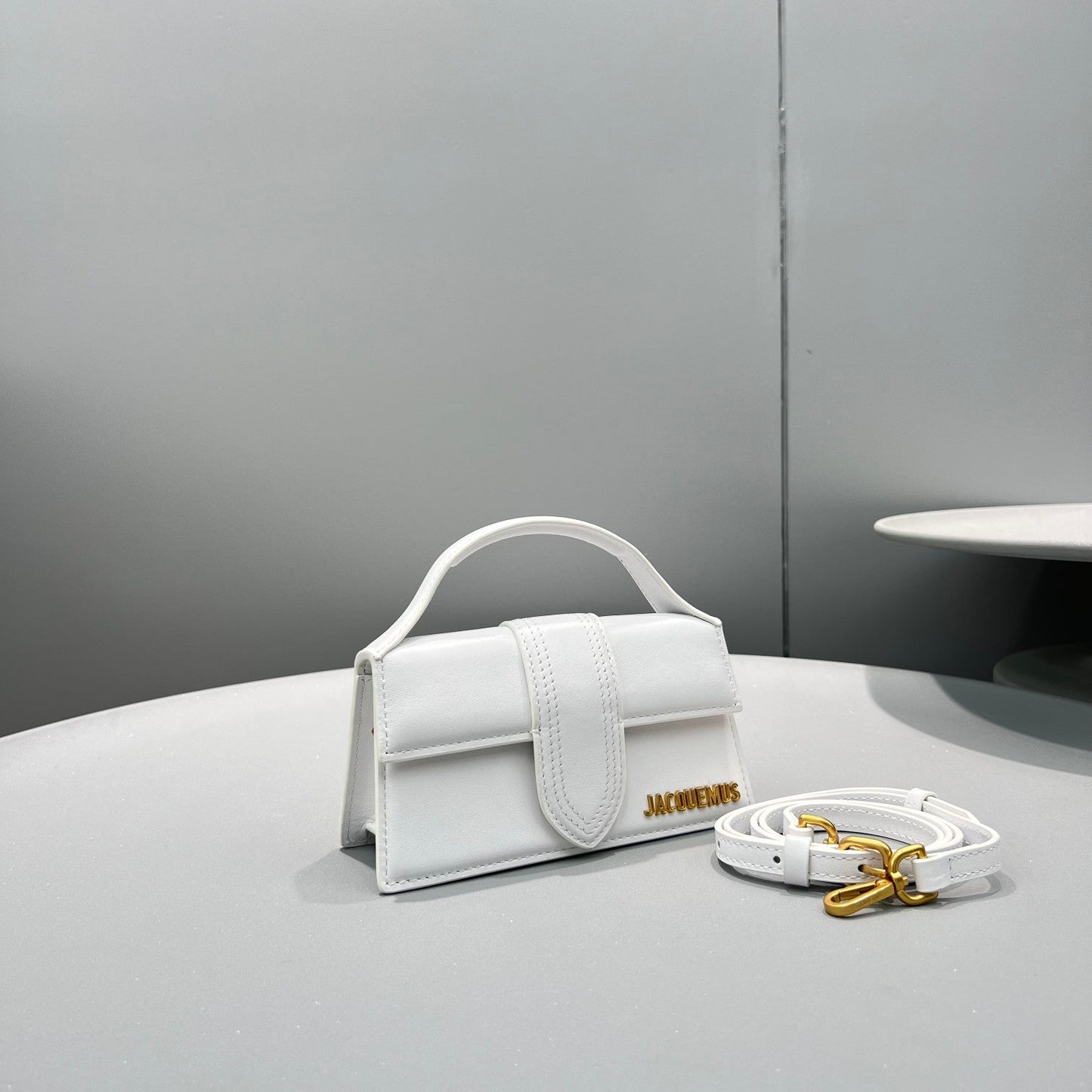 Pronta Entrega – Bolsa Modelo Jacquemus Tote Le Bambino de Couro