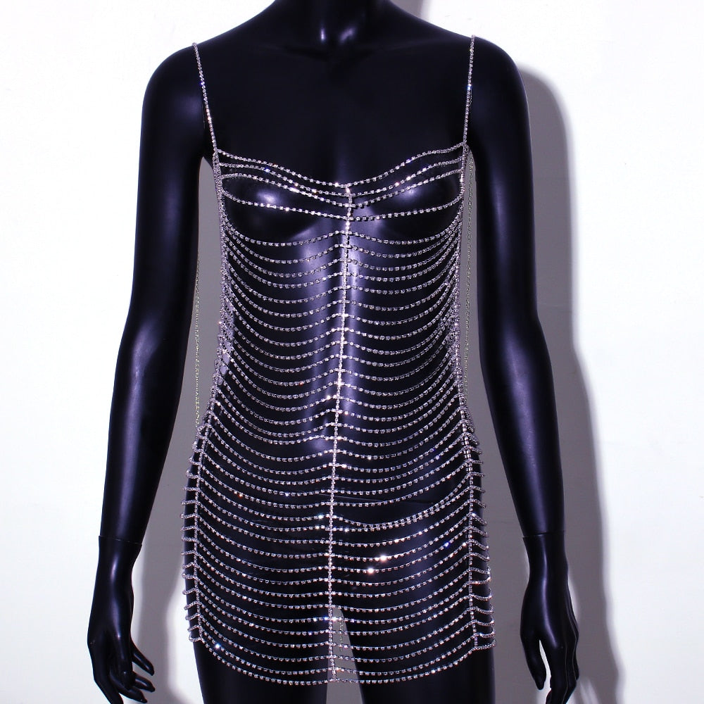 Pronta Entrega – Vestido Strass Ingrid