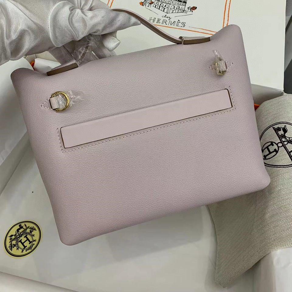 Pronta Entrega – PRONTA-ENTREGA – Bolsa Modelo Hermès Mini 24/24 Mauve