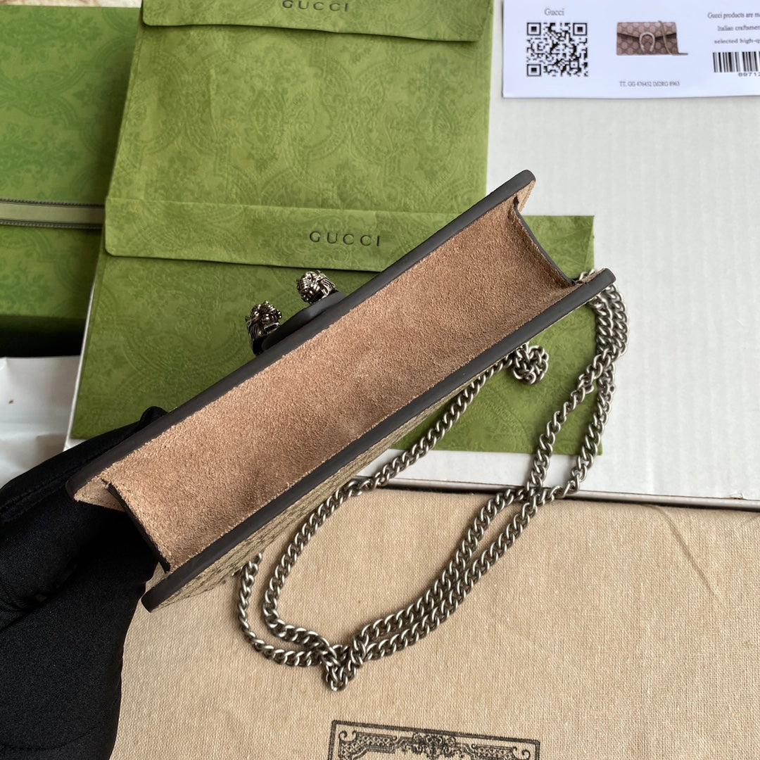 Pronta Entrega – Bolsa Gucci Dionysus Super Mini Estampada