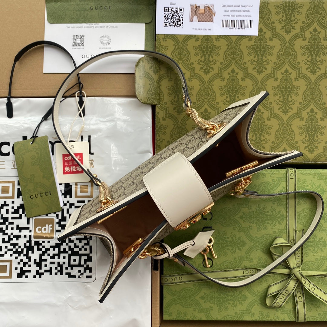 Pronta Entrega – Bolsa Gucci Padlock GG de Ombro Pequena