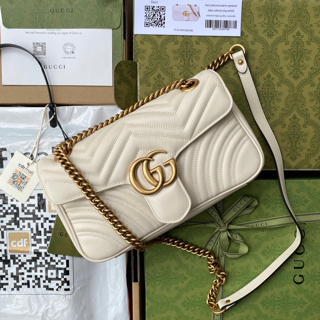 Pronta Entrega – Bolsa Gucci GG Marmont Matelassê Grande