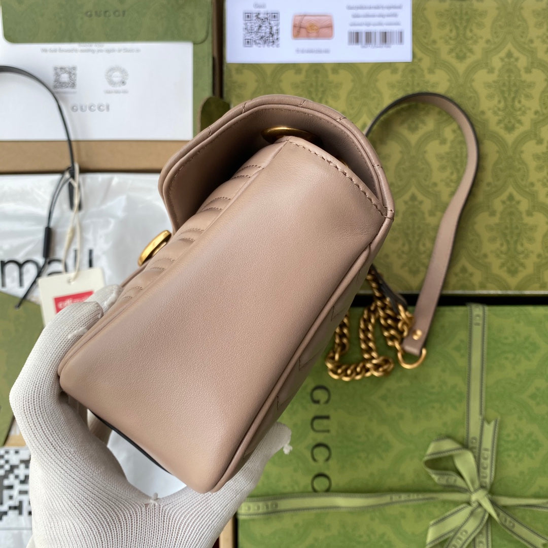 Pronta Entrega – Bolsa Gucci GG Marmont Matelassê Grande