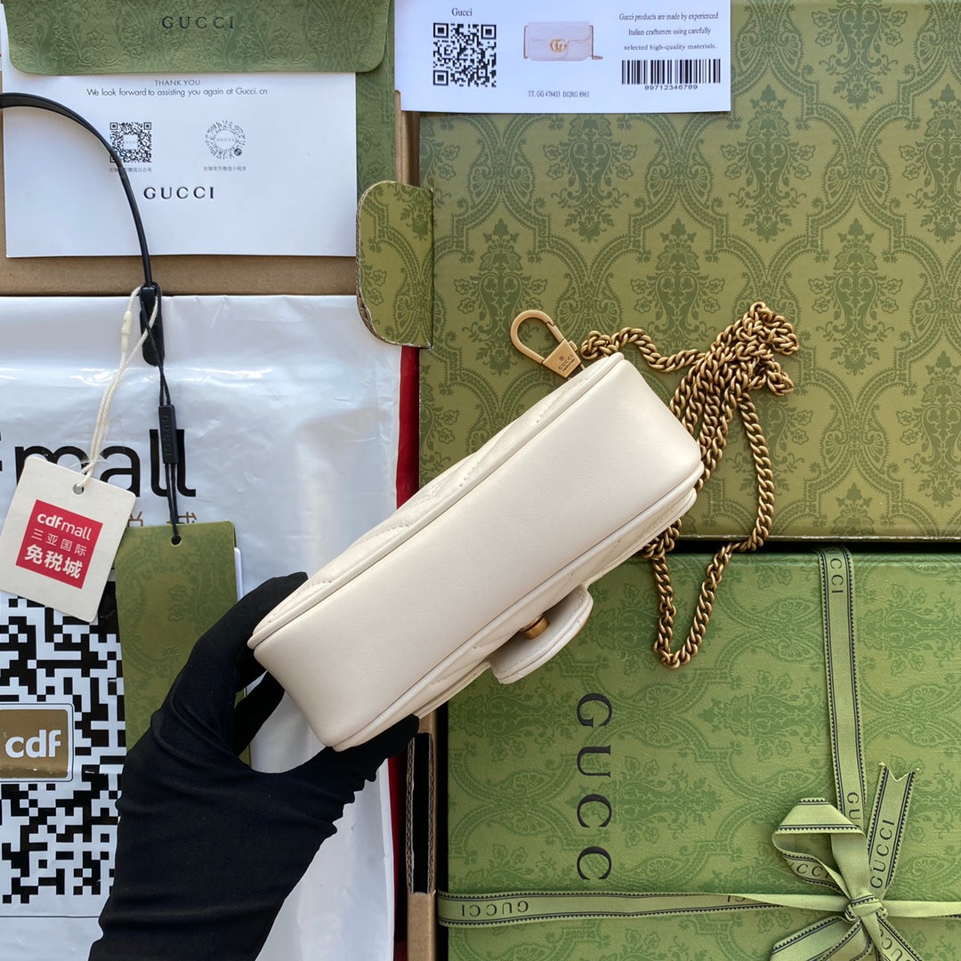 Pronta Entrega – Bolsa Gucci GG Marmont Matelassê Pequena