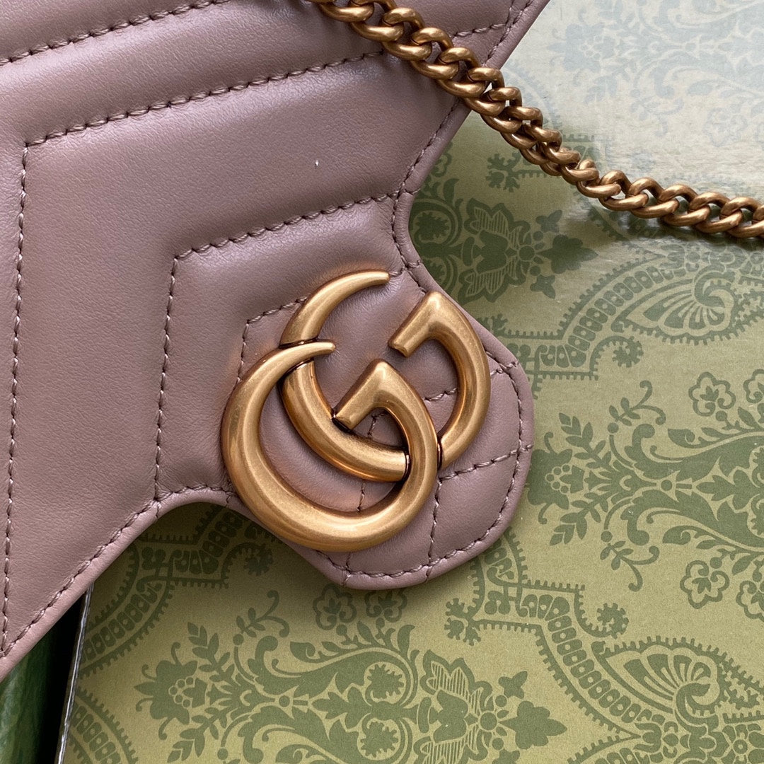 Pronta Entrega – Bolsa Gucci GG Marmont Matelassê Pequena