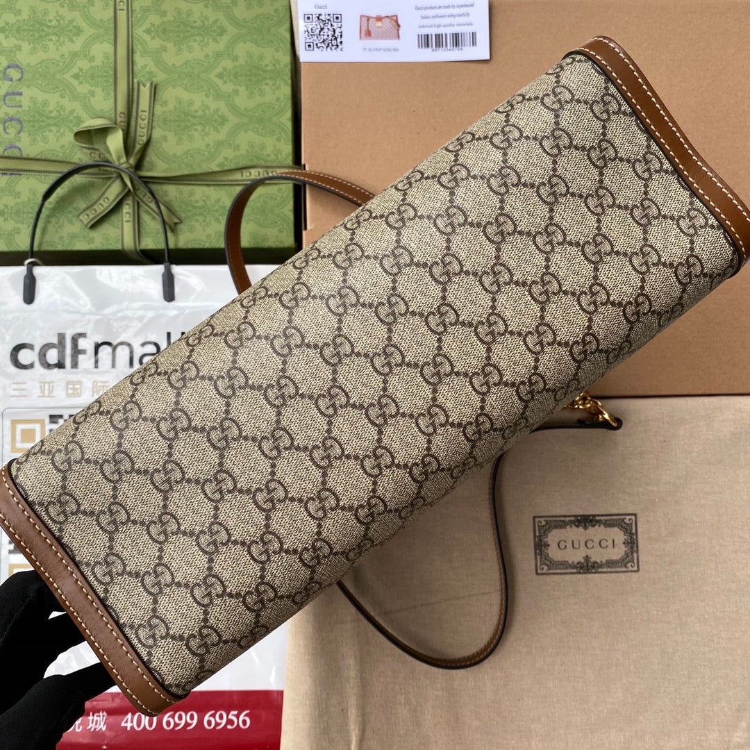 Pronta Entrega – Bolsa Gucci Padlock GG de Ombro Média