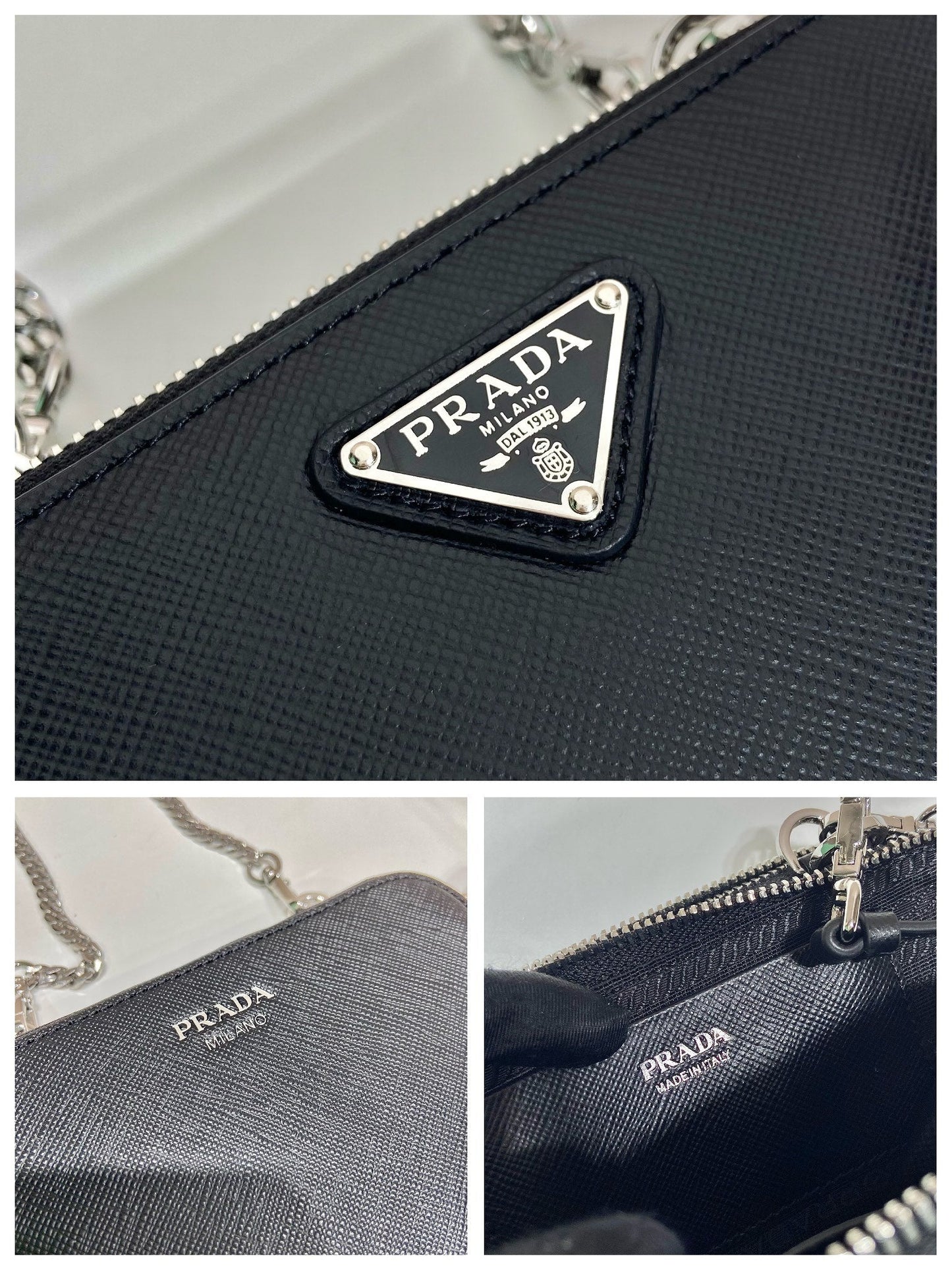 Pronta Entrega – Bolsa Modelo Prada em Couro Saffiano
