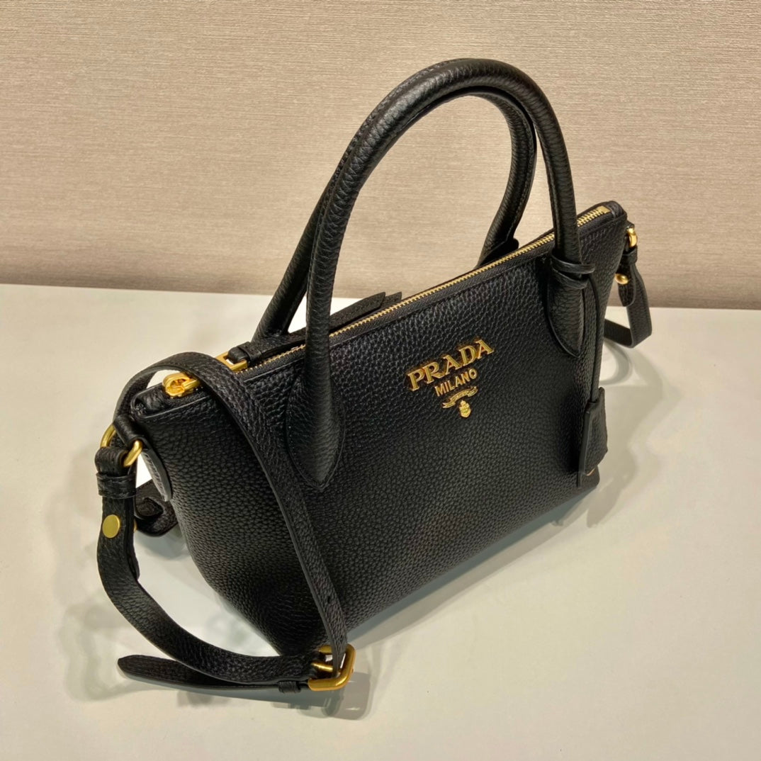 Pronta Entrega – Bolsa Modelo Prada Daino Preta Italiana