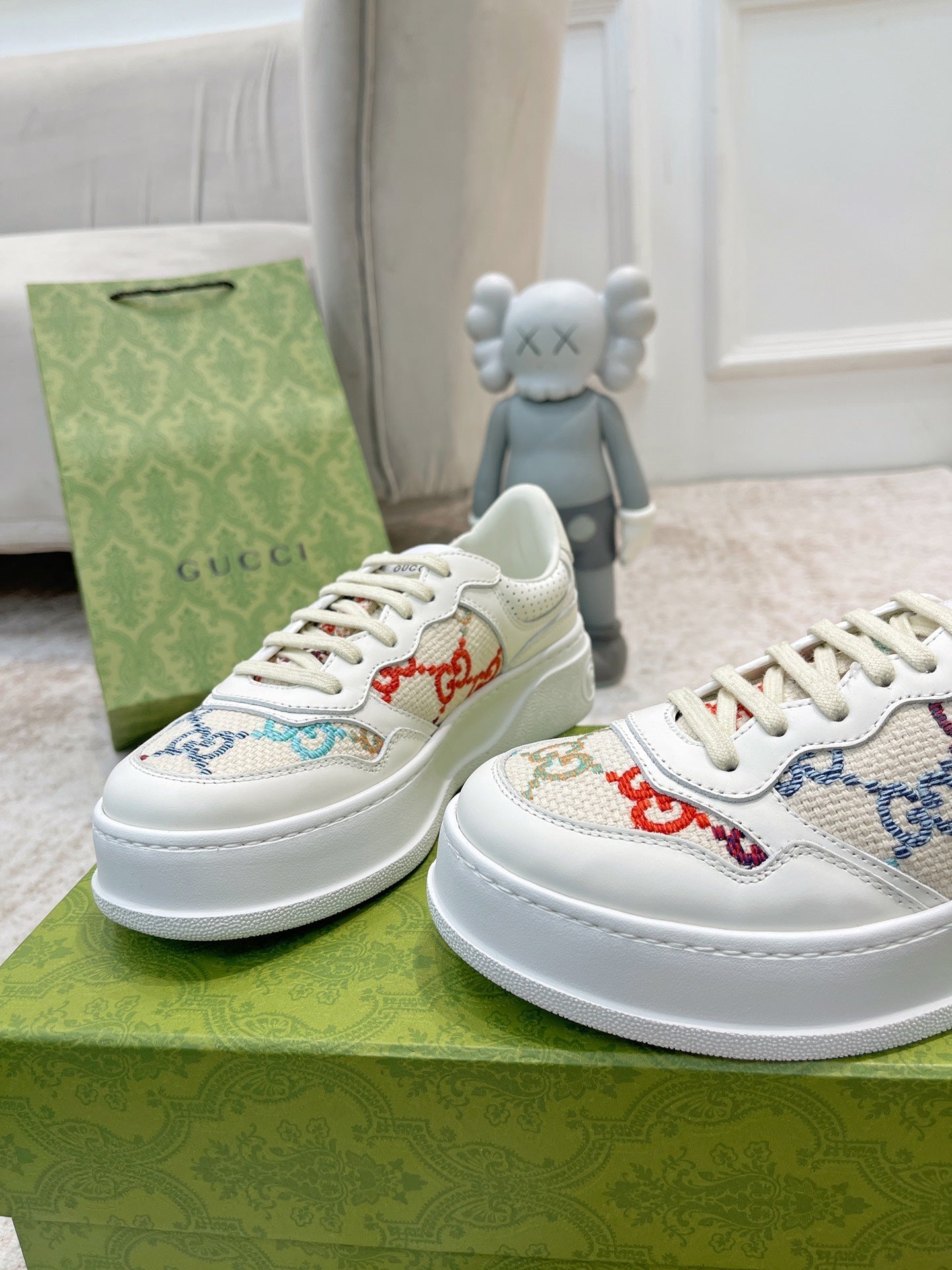 Pronta Entrega – Tênis Gucci cano baixo GG