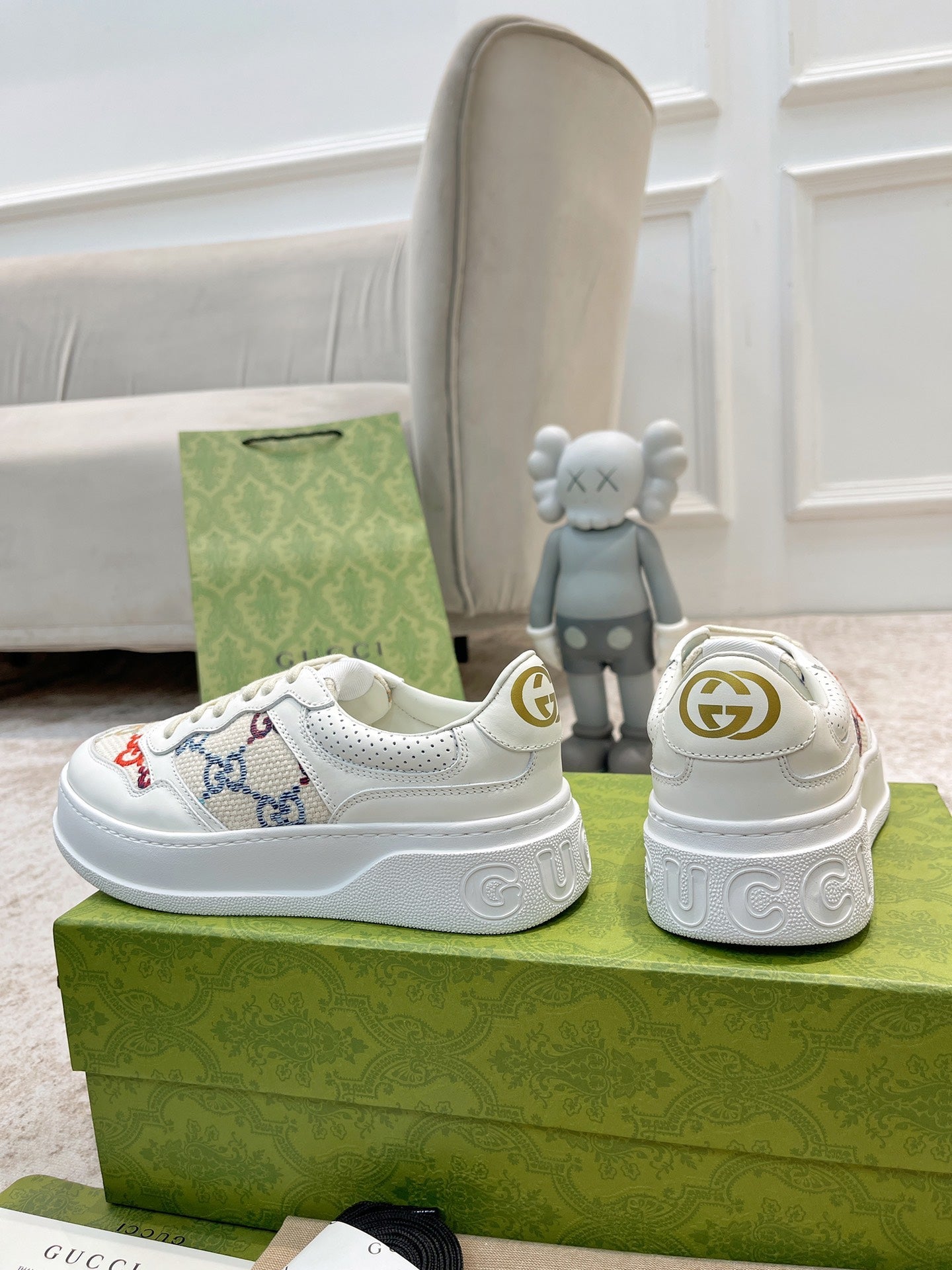 Pronta Entrega – Tênis Gucci cano baixo GG