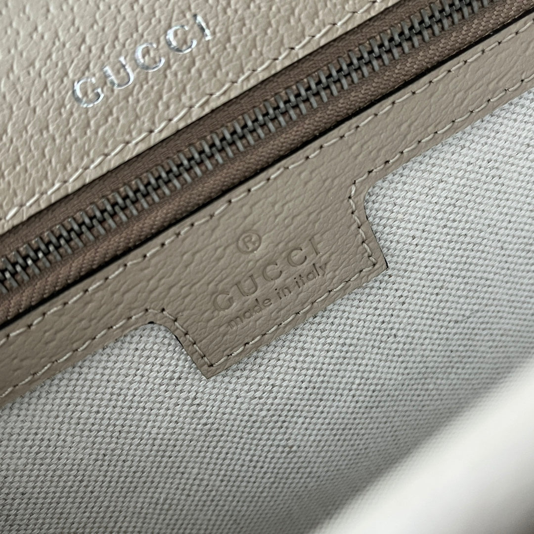 Pronta Entrega – Bolsa Guci Dionysus de Ombro Pequena Estampada