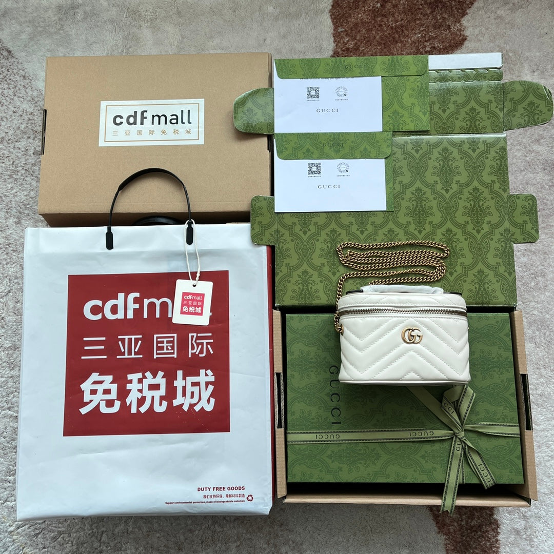Pronta Entrega – Bolsa Gucci Alça Superior GG Marmont Mini