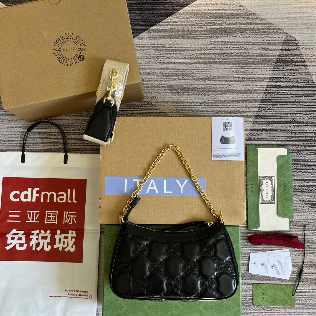 Pronta Entrega – Bolsa Gucci GG Matelassê Couro