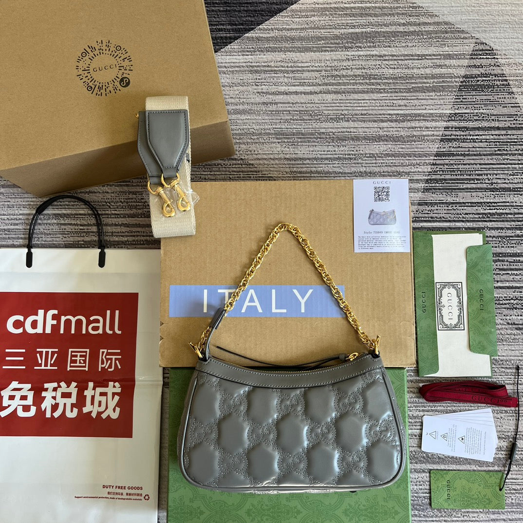 Pronta Entrega – Bolsa Gucci GG Matelassê Couro