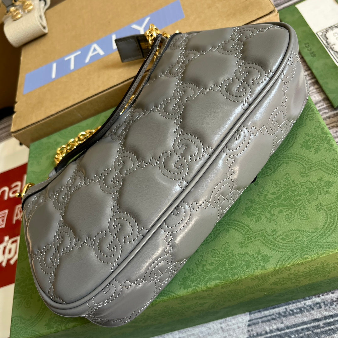 Pronta Entrega – Bolsa Gucci GG Matelassê Couro