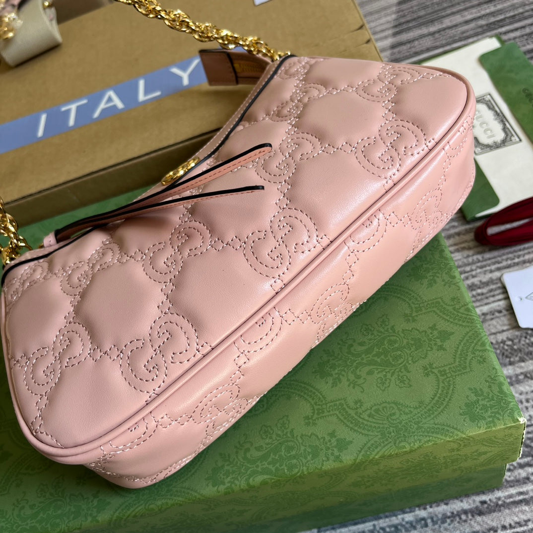 Pronta Entrega – Bolsa Gucci GG Matelassê Couro