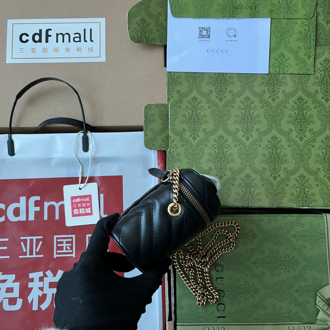 Pronta Entrega – Bolsa Gucci Alça Superior GG Marmont Mini