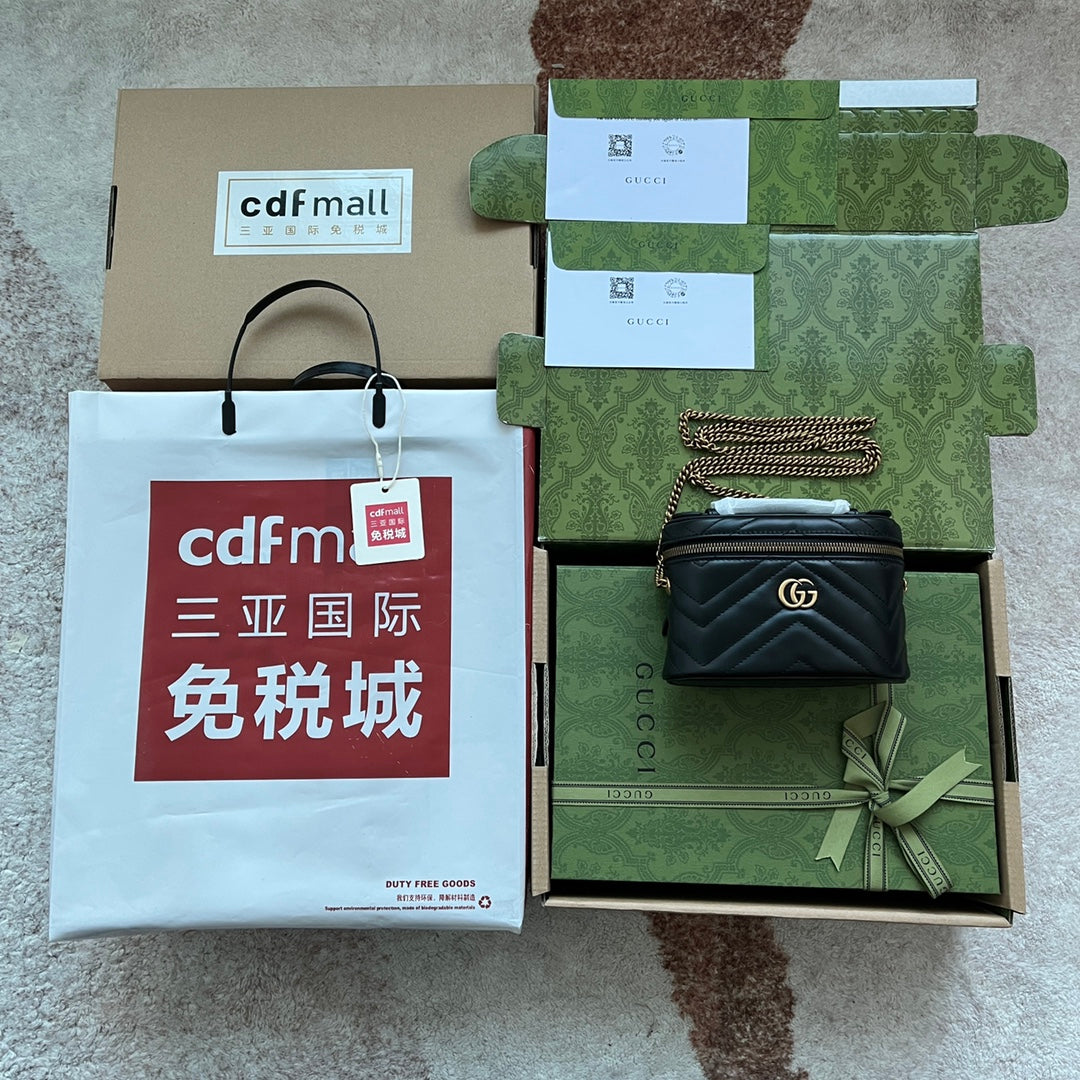 Pronta Entrega – Bolsa Gucci Alça Superior GG Marmont Mini