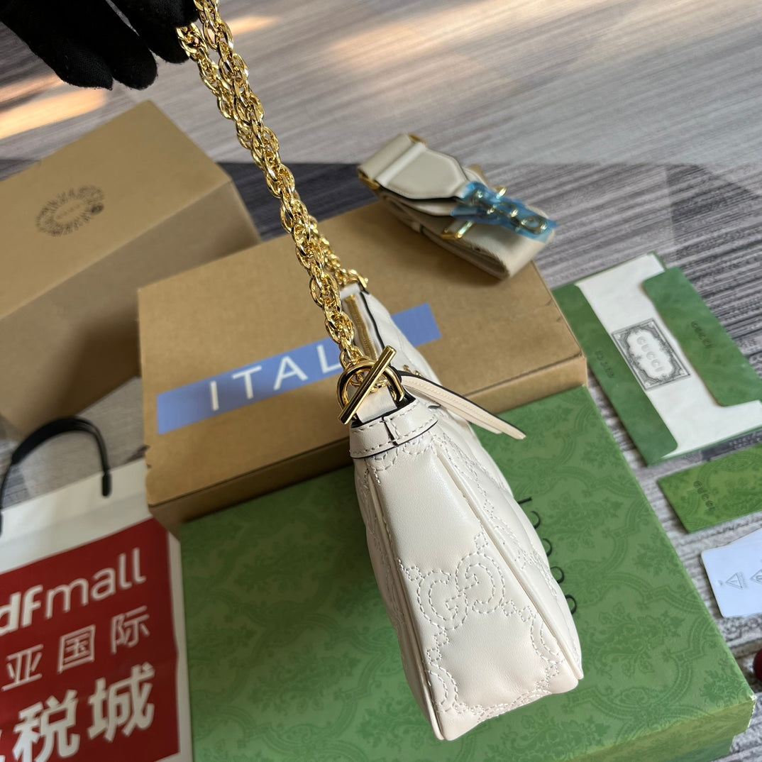 Pronta Entrega – Bolsa Gucci GG Matelassê Couro