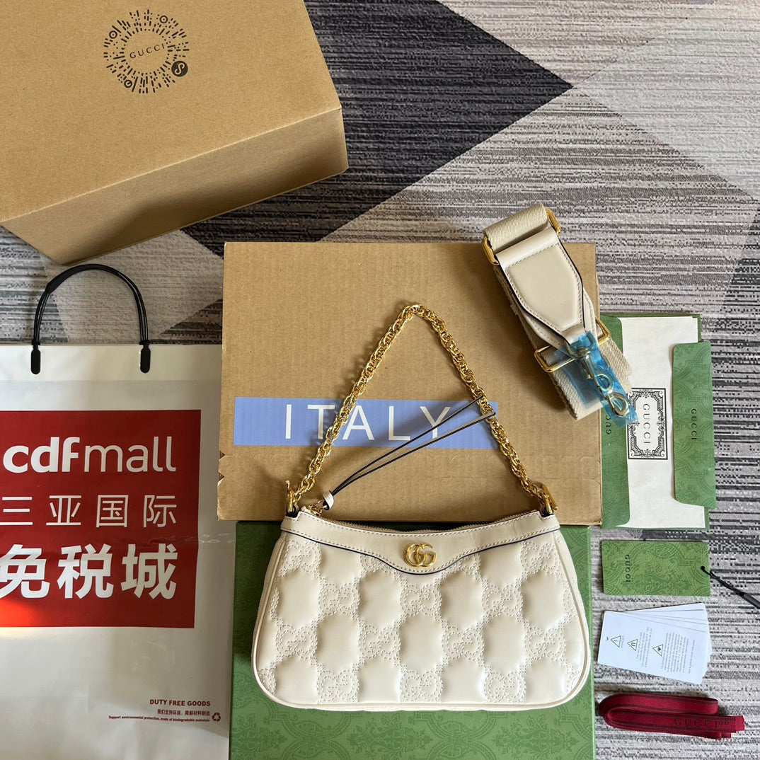 Pronta Entrega – Bolsa Gucci GG Matelassê Couro