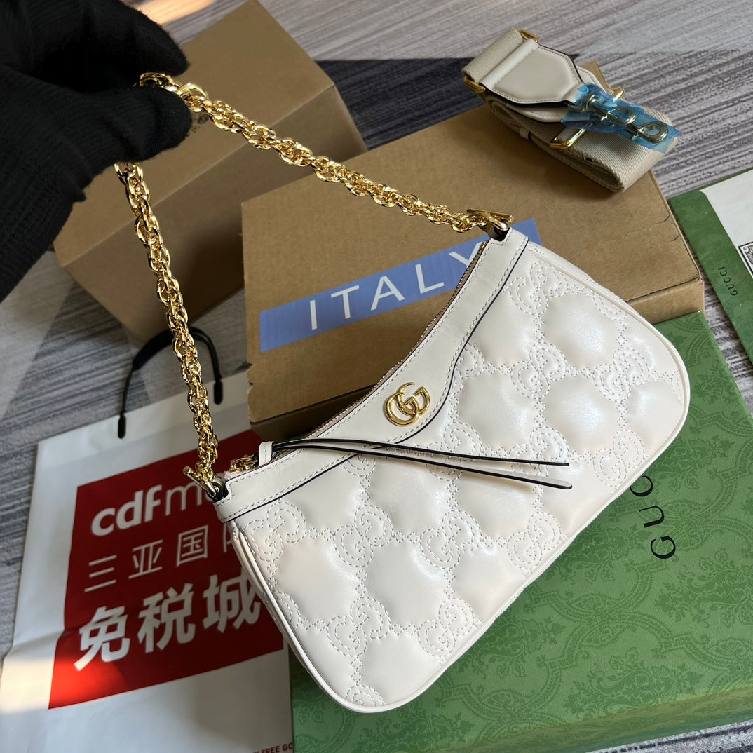 Pronta Entrega – Bolsa Gucci GG Matelassê Couro