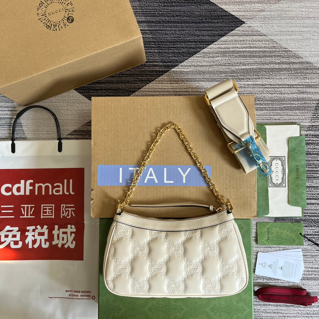 Pronta Entrega – Bolsa Gucci GG Matelassê Couro