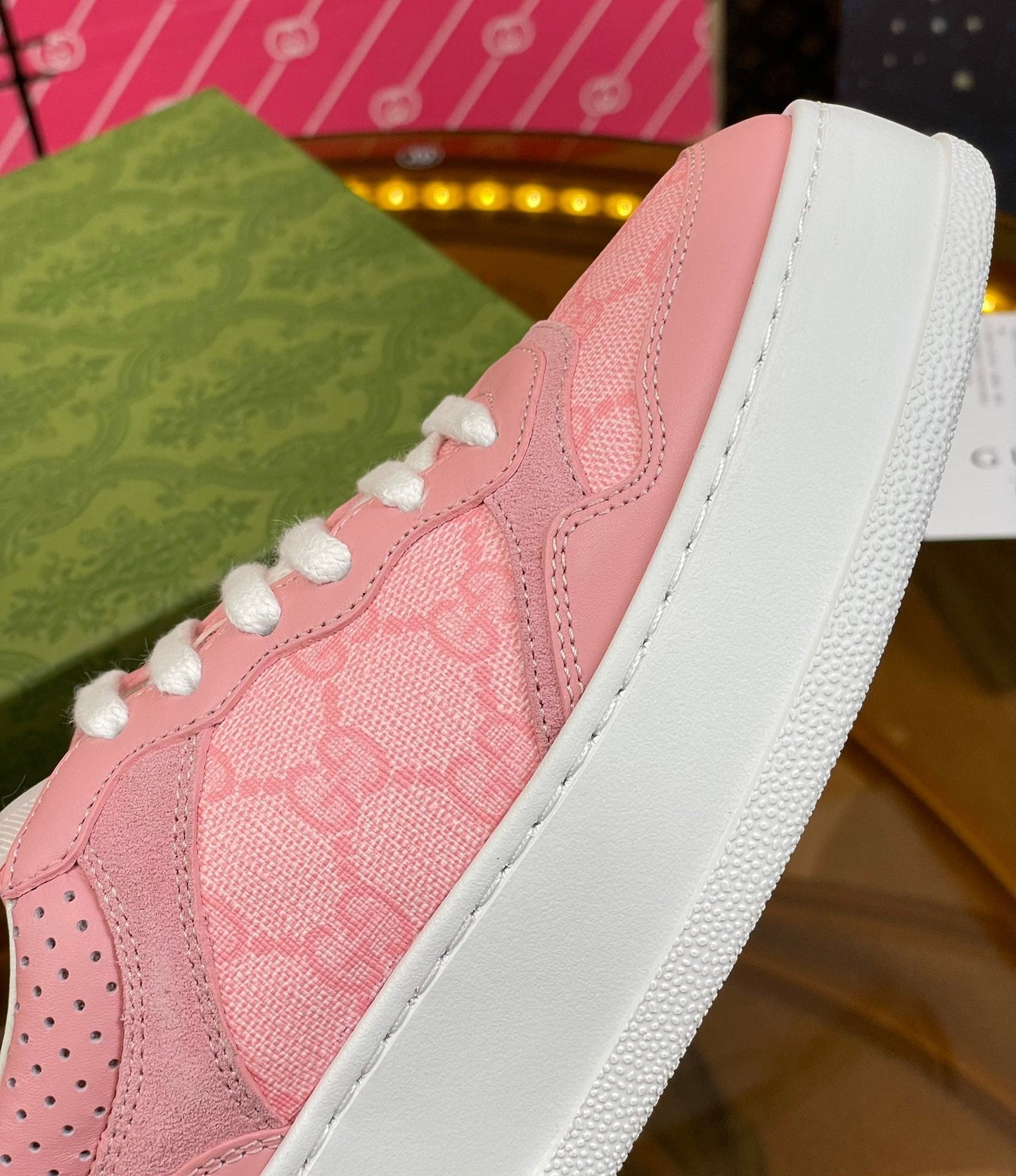 Pronta Entrega – Tênis Modelo Gucci Cano Baixo GG