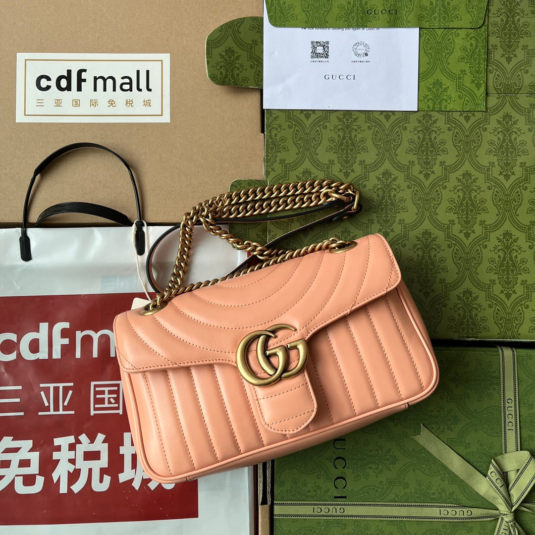 Pronta Entrega – Bolsa Gucci GG Marmont Matelassê Grande
