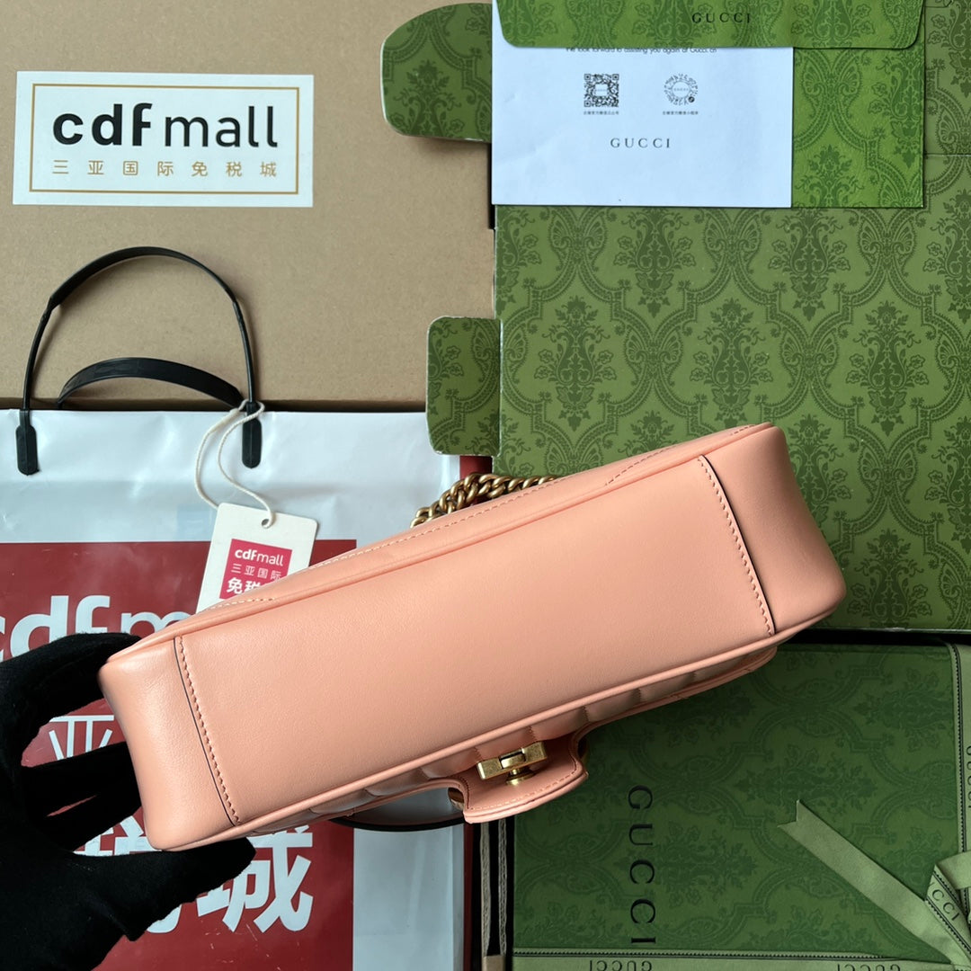 Pronta Entrega – Bolsa Gucci GG Marmont Matelassê Grande