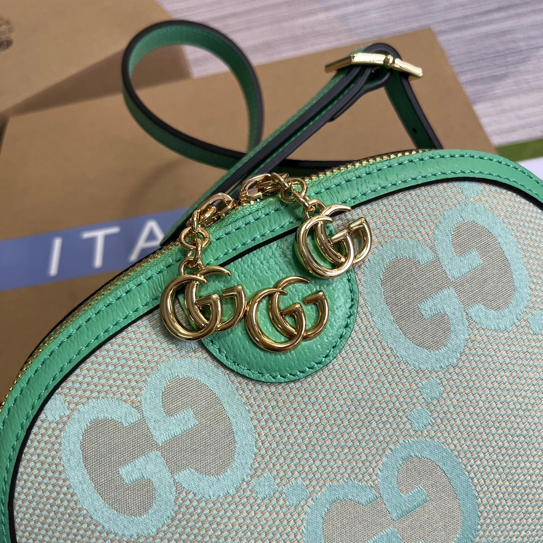 Pronta Entrega – Bolsa Gucci Ophidia Jumbo GG Pequena de Ombro Estampada