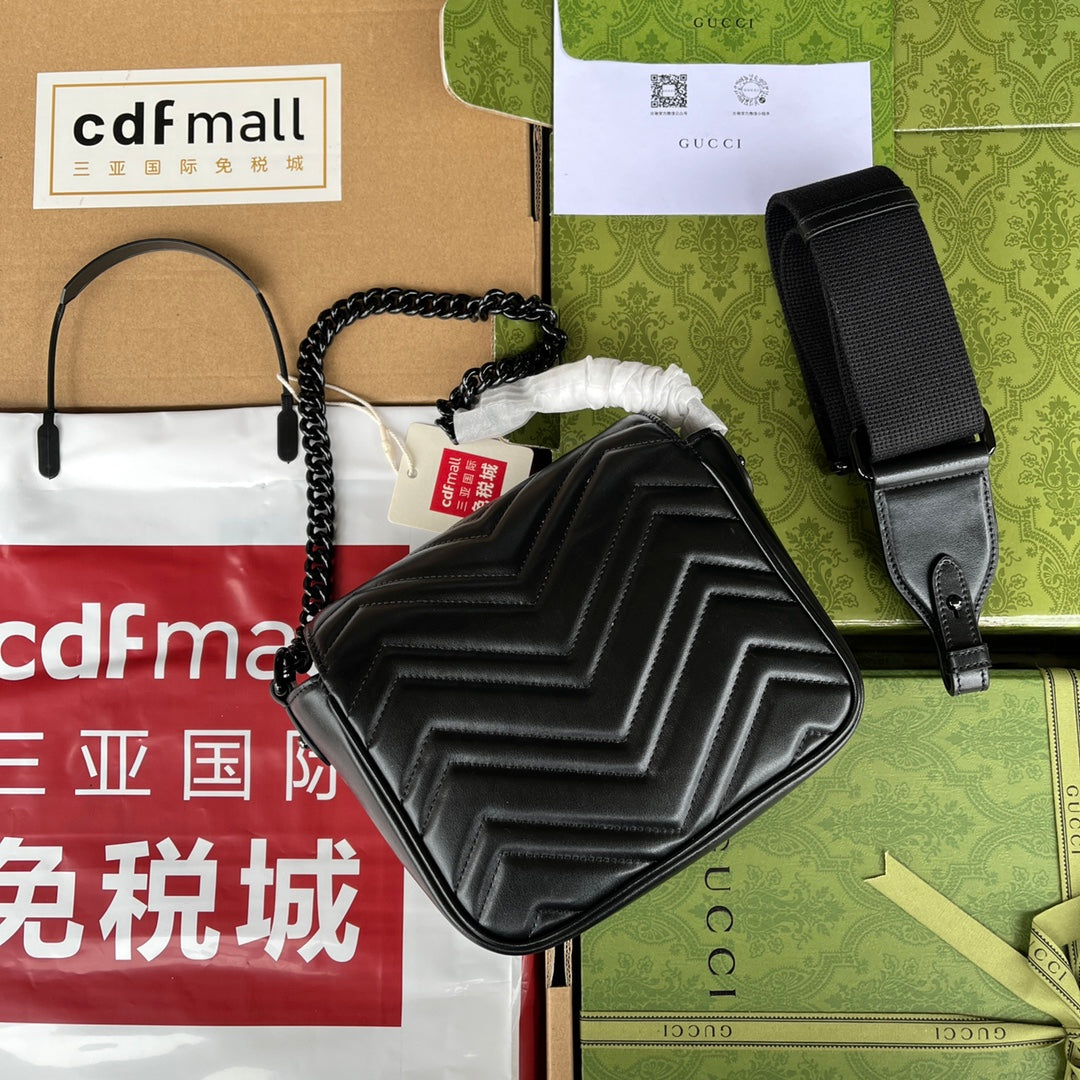 Pronta Entrega – Bolsa Gucci Matelassê GG Marmont Transversal