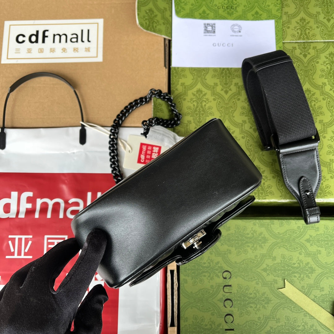 Pronta Entrega – Bolsa Gucci Matelassê GG Marmont Transversal