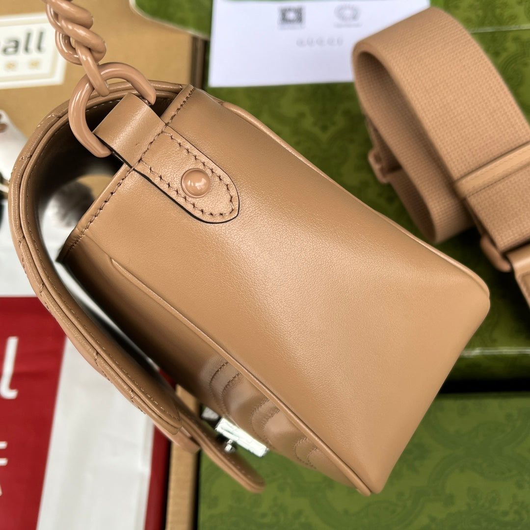Pronta Entrega – Bolsa Gucci Matelassê GG Marmont Transversal