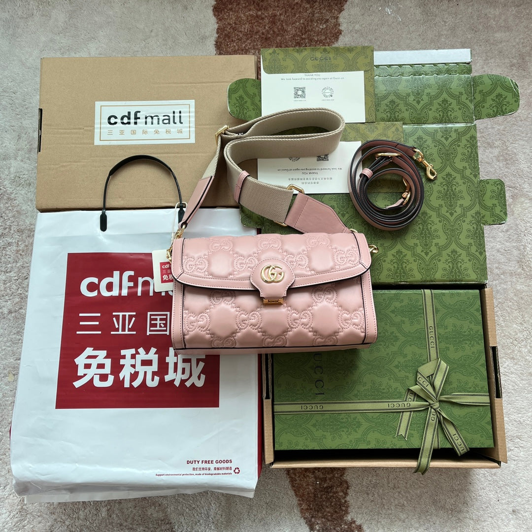 Pronta Entrega – Bolsa Gucci GG Matelassê Pequena