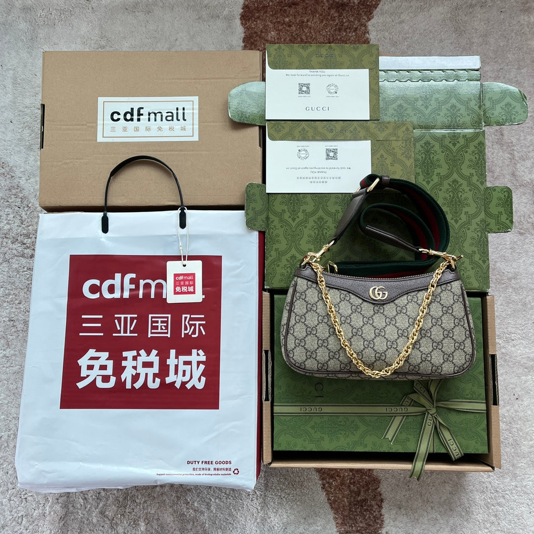 Pronta Entrega – Bolsa Gucci Ophidia GG Pequena