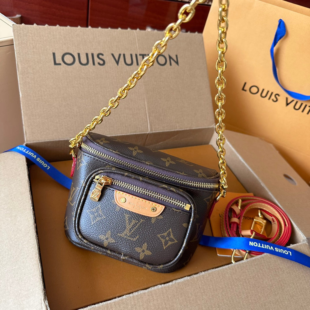 Pronta Entrega – Bolsa Modelo Loui Vuitton Mini Bumbag
