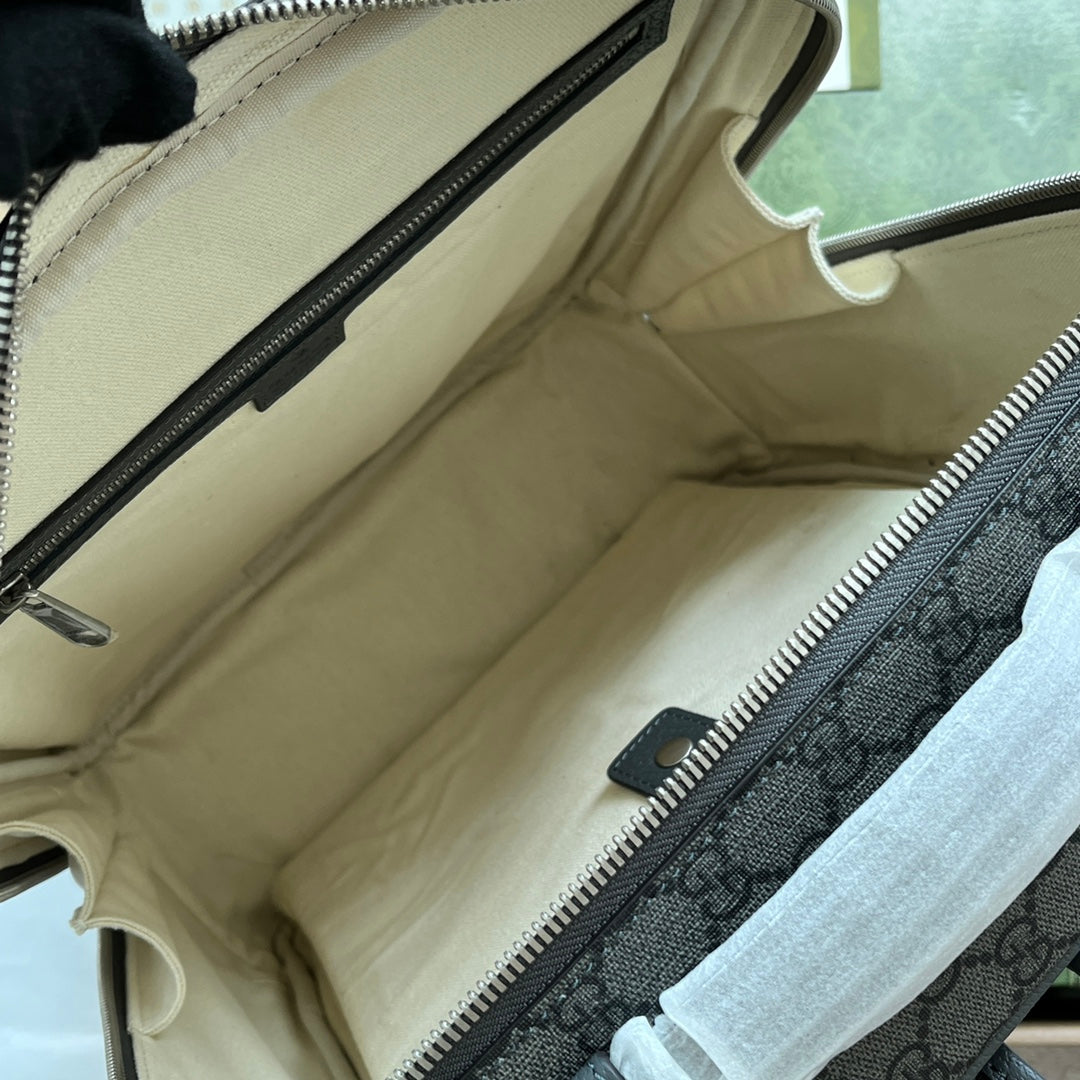 Pronta Entrega – Mochila Zaino Ophidia GG de Couro