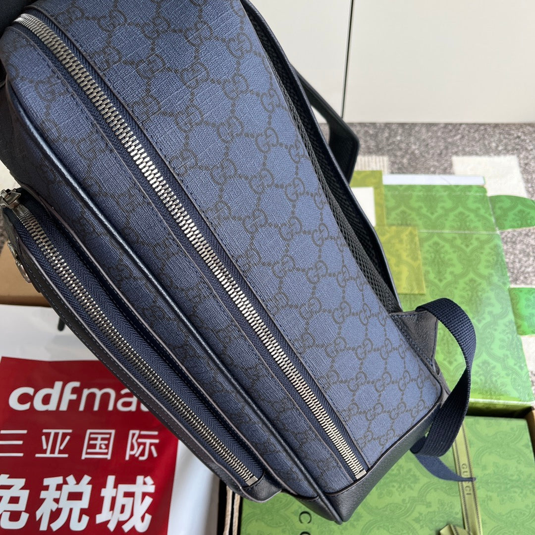 Pronta Entrega – Mochila Zaino Ophidia GG de Couro