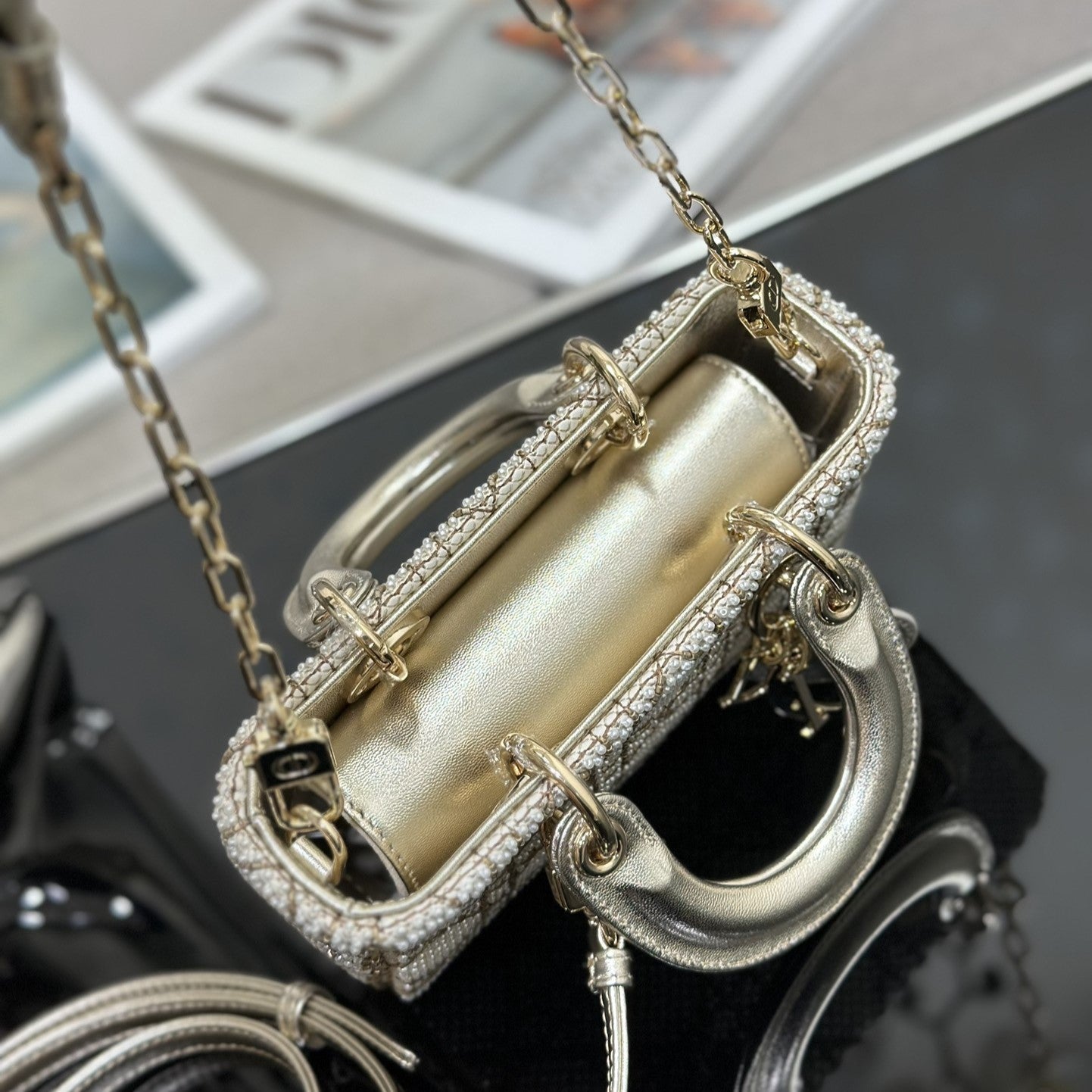 Pronta Entrega – Bolsa Modelo Dior Lady Gold